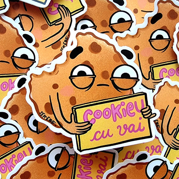 Sticker "CookieU cu vai"