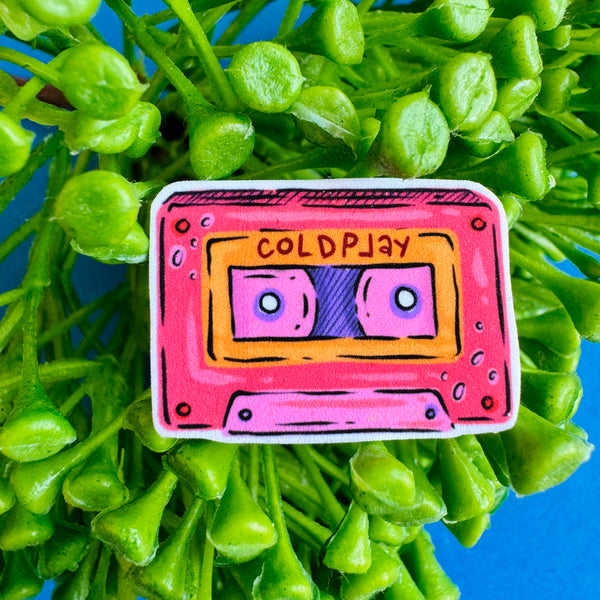 Brosa ilustrata "Oldschool Coldplay"