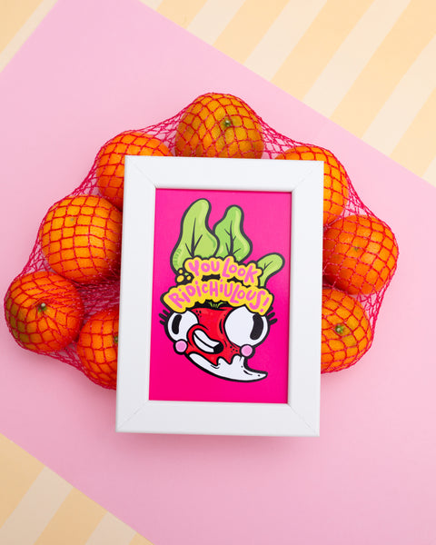 Ilustratie inramata "You look Ridichiulous"