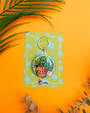 Breloc cu oglinda "Ghiveci spart"