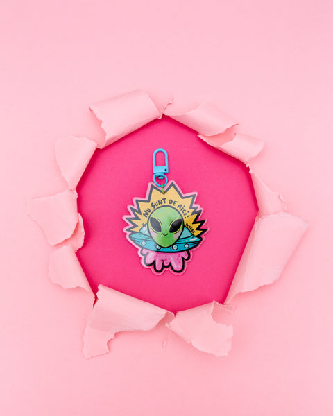 Breloc ilustrat "Strainul"