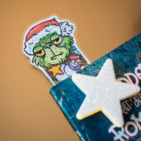 Semn de carte "Grinch"