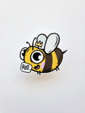 Sticker "Scary bee"